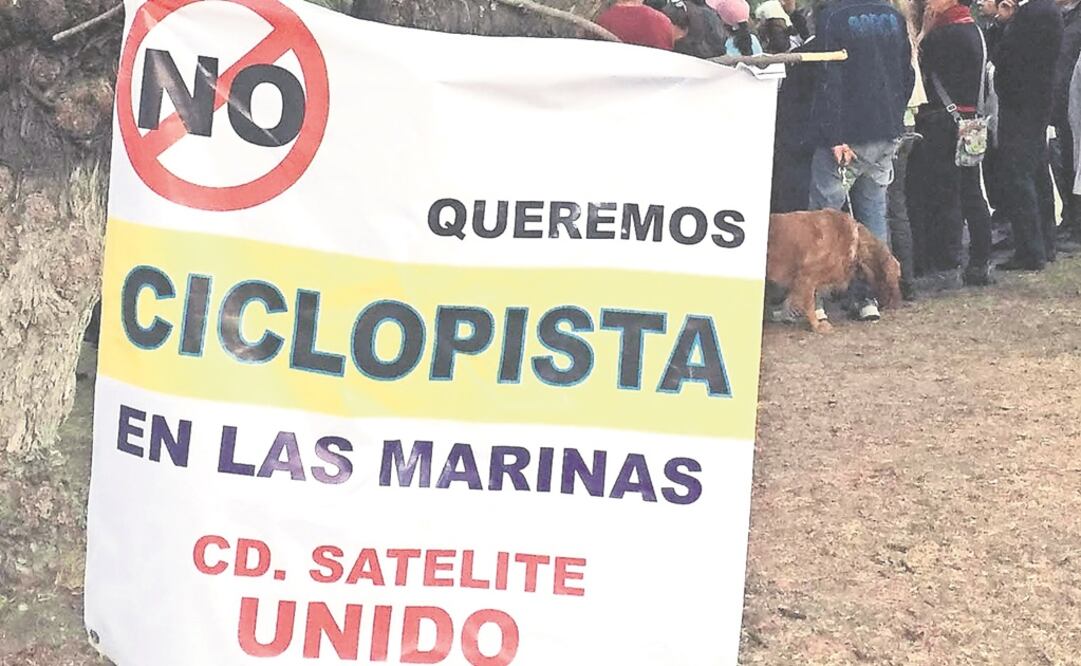 Los colonos de Satélite protestaron al inicio de las obras (Foto: Archivo/El Universal)