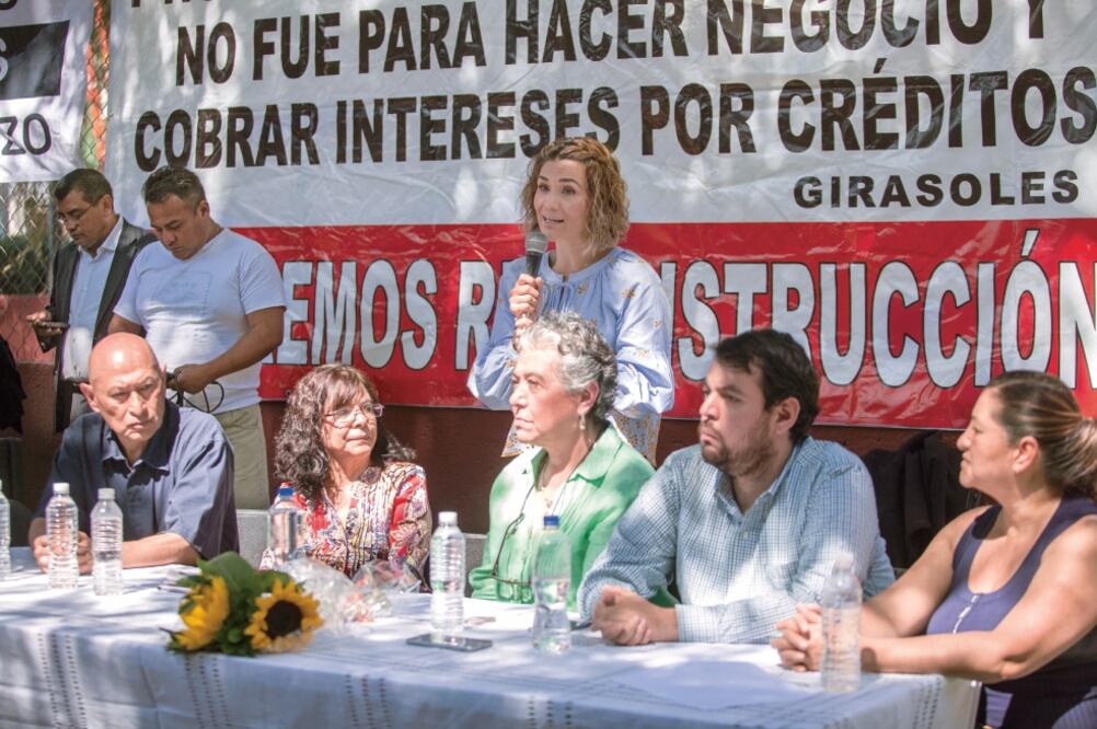 Habitantes damnificados de la delegación, Coyoacán solicitaron a las autoridades capitalinas elaborar un plan de acción y destinar recursos para reconstruir y reparar los inmuebles (CAMILA MATA. EL UNIVERSAL)