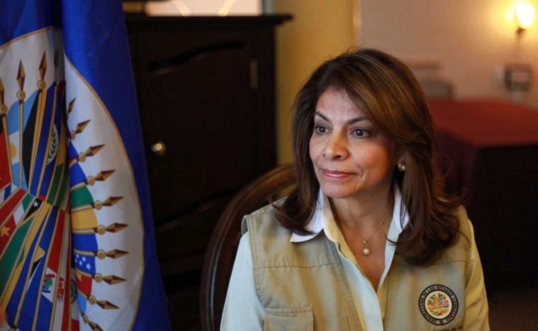 "Confiamos en que la gente vaya a votar, hoy México puede ganar en dos momentos, en el fútbol y en tanto su participación política", dijo Chinchilla. FOTO: Sáshenka Gutiérrez/EFE