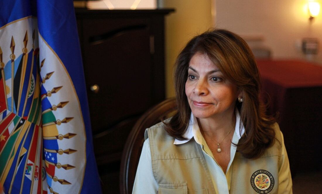 "Confiamos en que la gente vaya a votar, hoy México puede ganar en dos momentos, en el fútbol y en tanto su participación política", dijo Chinchilla. FOTO: Sáshenka Gutiérrez/EFE