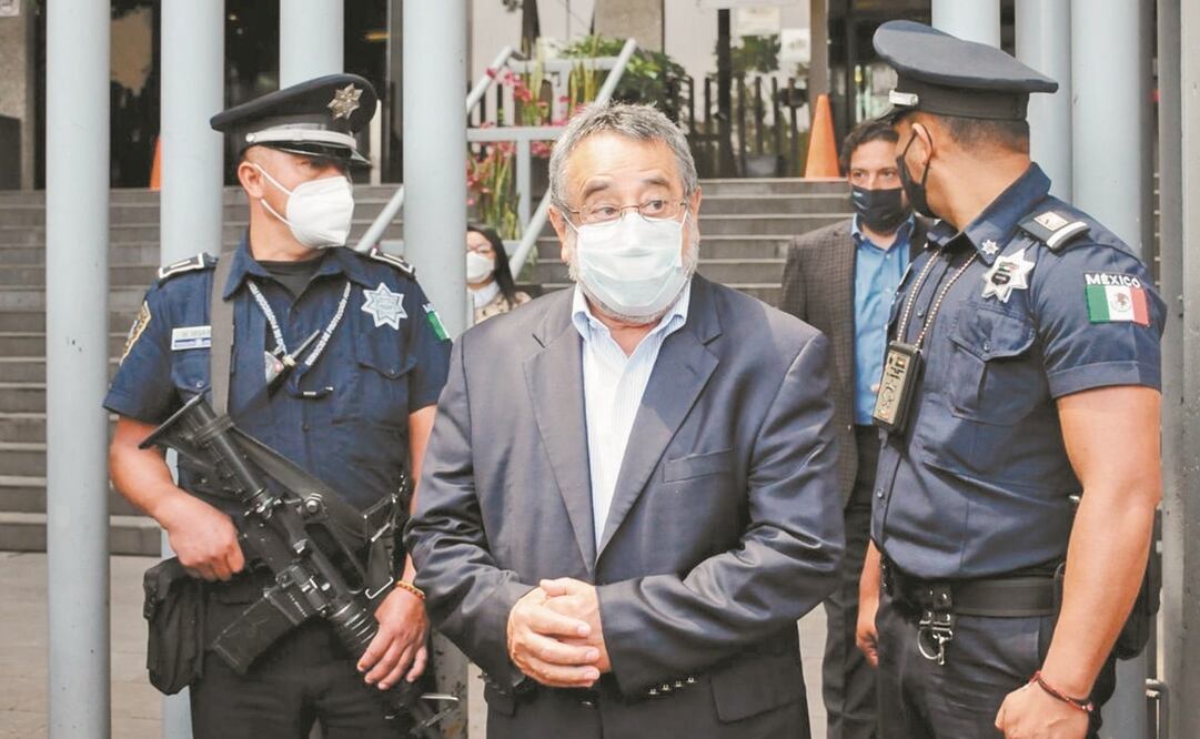 José de Jesús Franco, excoordinador del FCCT, ayer en la FGR. Foto: Cuartoscuro