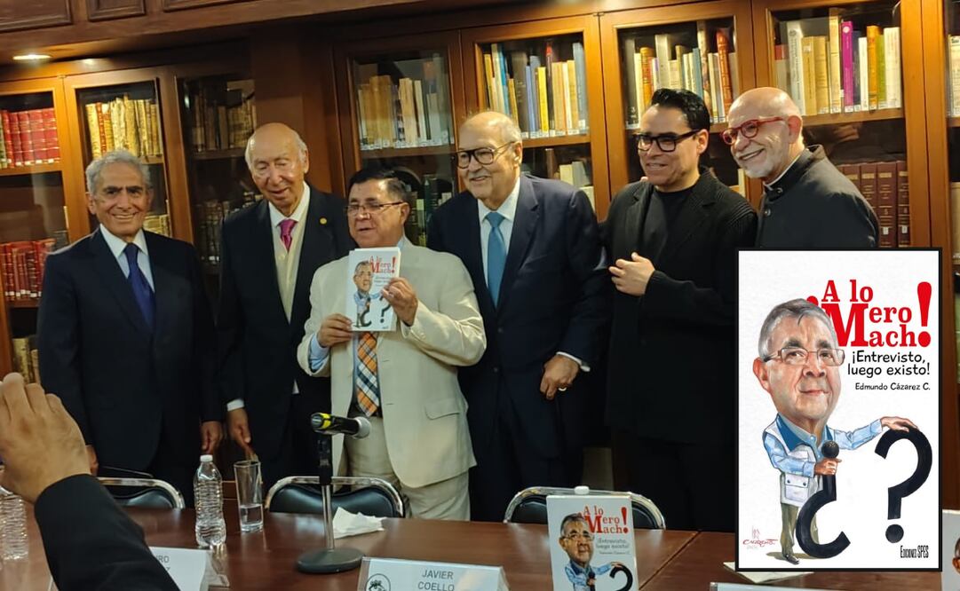 La Revolución del Periodismo: A lo mero macho ¡Entrevisto luego existo! del periodista Edmundo Cázares. Foto: El Universal