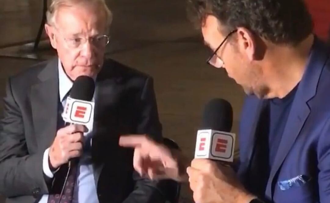 José Ramón Fernández y David Faitelson debatiendo en Madrid / Foto: Instagram José Ramón Fernández