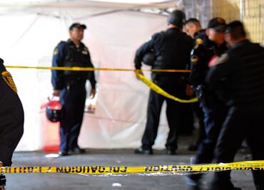 Balacera afuera de Metro Tepito deja un muerto y un herido
