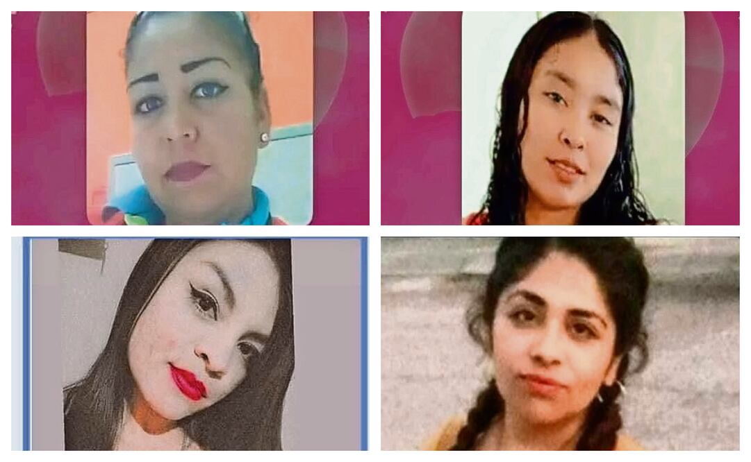 1.- Guadalupe Esmeralda Gómez Ramo. Desapareció el 18 de julio de 2023 en Empalme, Sonora.
2.- Irma Lorena Hernández Borquez. Desapareció el 21 de julio de 2023 en Guaymas, Sonora
3.- Jazmín Patricia Verdugo Monreal. Desapareció el 8 de agosto de 2023 en Guaymas, Sonora
4.- Reyna Guadalupe Chávez Maldonado. Desapareció el 1 de agosto de 2023 en Hermosillo, Sonora .