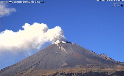 Cae ceniza del "Popo" en dos municipios de Morelos