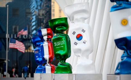 Retirarán del World Trade Center obra con colores de Arabia Saudita