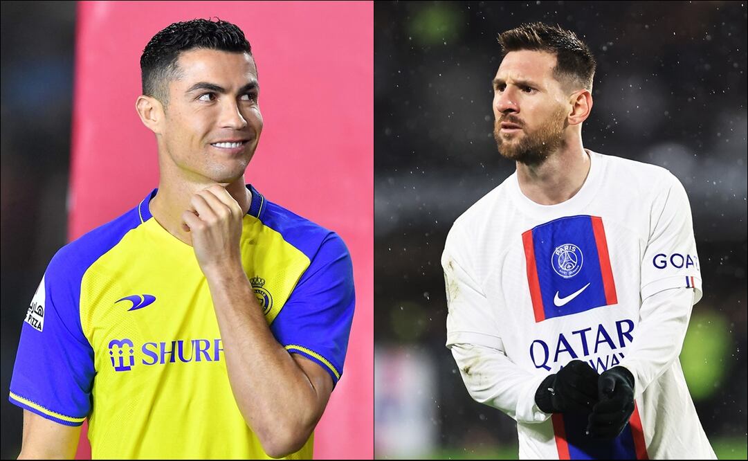 CR7 y Messi se volverán a ver las caras, por primera vez, desde 2020. FOTO: ESPECIAL 