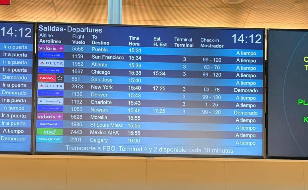 Cancelan vuelo comercial de Sheinbaum a Nueva York (18/07/2026). Foto: Sharon Mercado / EL UNIVERSAL