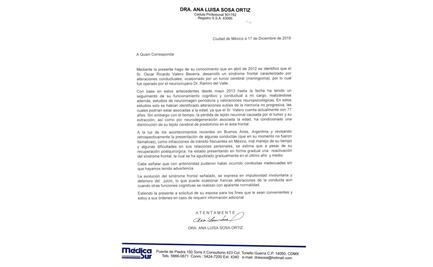 Síndrome que padece exembajador causa conductas impulsivas: informe