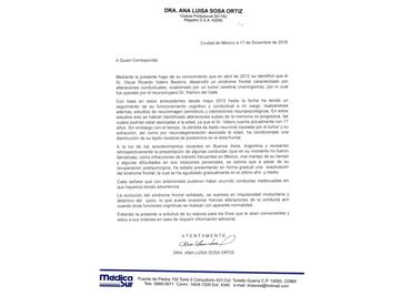 Síndrome que padece exembajador causa conductas impulsivas: informe