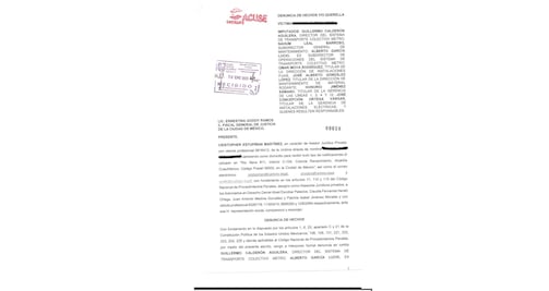 Denuncia al Metro víctima del choque en la Línea 3