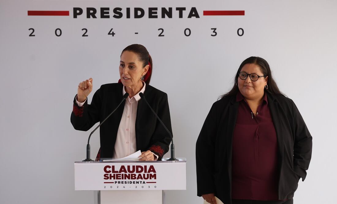 Claudia Sheinbaum elige a Citlalli Hernández como secretaria de las Mujeres. Foto: Diego Simón Sánchez / EL UNIVERSAL