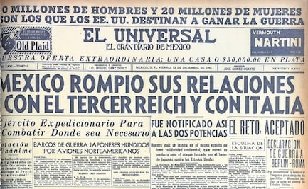 Así rompió México con Alemania e Italia en 1941