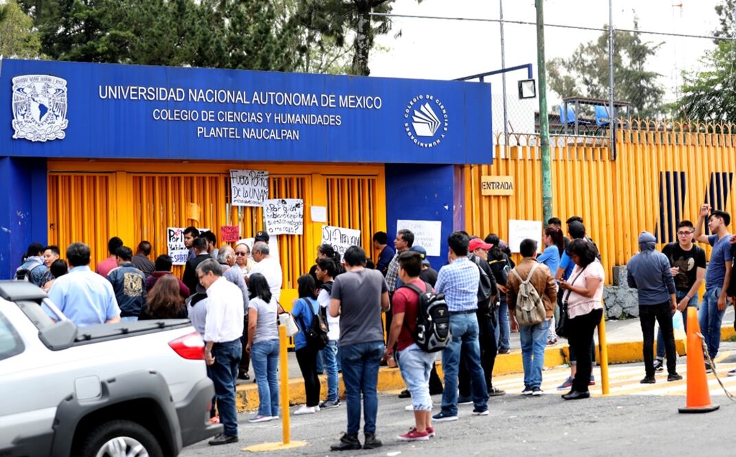 La UNAM detalló que no se ha definido la entrega de las facultades de Filosofía y Letras,  Artes y Diseño, de Música, la Escuela de Trabajo Social, las Preparatorias 2 y 5 y los CCH´s Azcapotzalco, Naucalpan, Oriente y Vallejo. Foto: Archivo/EL UNIVERSAL