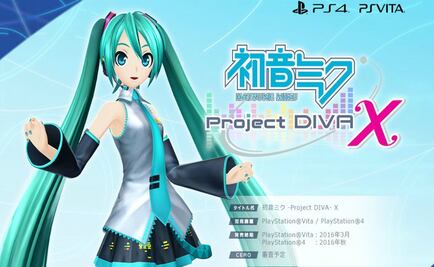 Hatsune Miku: Proyect Diva X anuncia fecha de lanzamiento