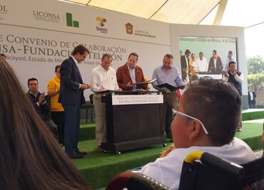 Liconsa apoyará a 33 mil niños de centros Teletón