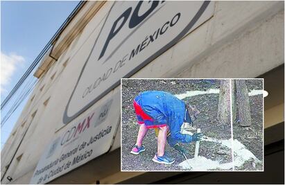 ¿Por qué delitos investiga la Fiscalía CDMX a sujeto que echó cemento al Ahuehuete?