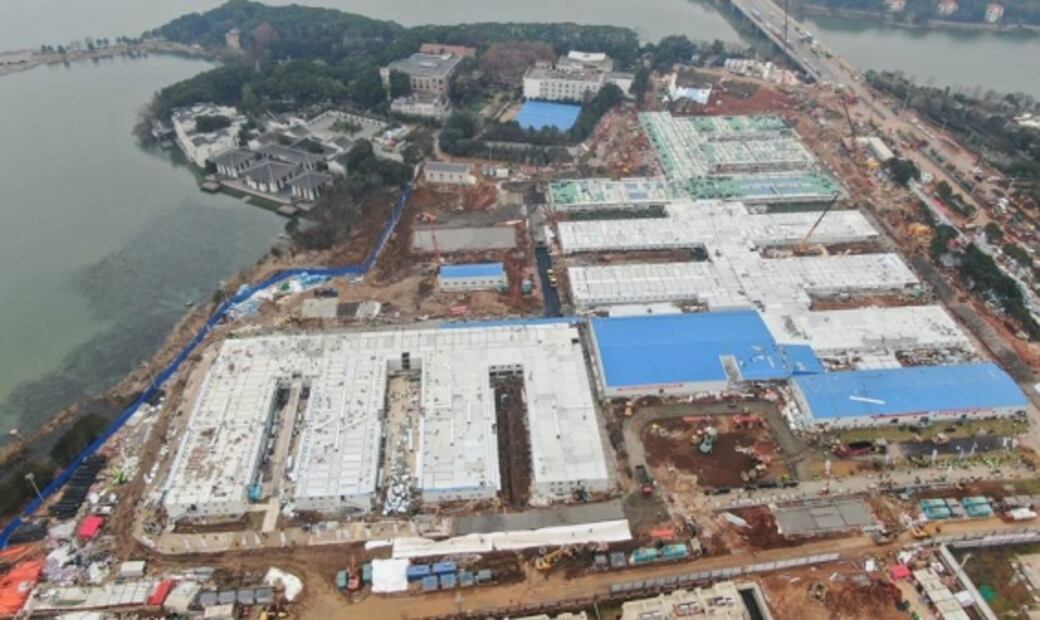 China termina hospital para tratar a pacientes con coronavirus