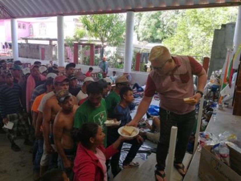 Migrantes rompen la tranquilidad de Niltepec, Oaxaca