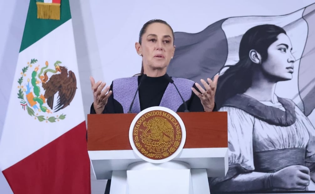 Conferencia matutina de la presidenta Claudia Sheinbaum Pardo en Palacio Nacional el 26 de marzo de 2026. Foto: Luis Camacho / EL UNIVERSAL