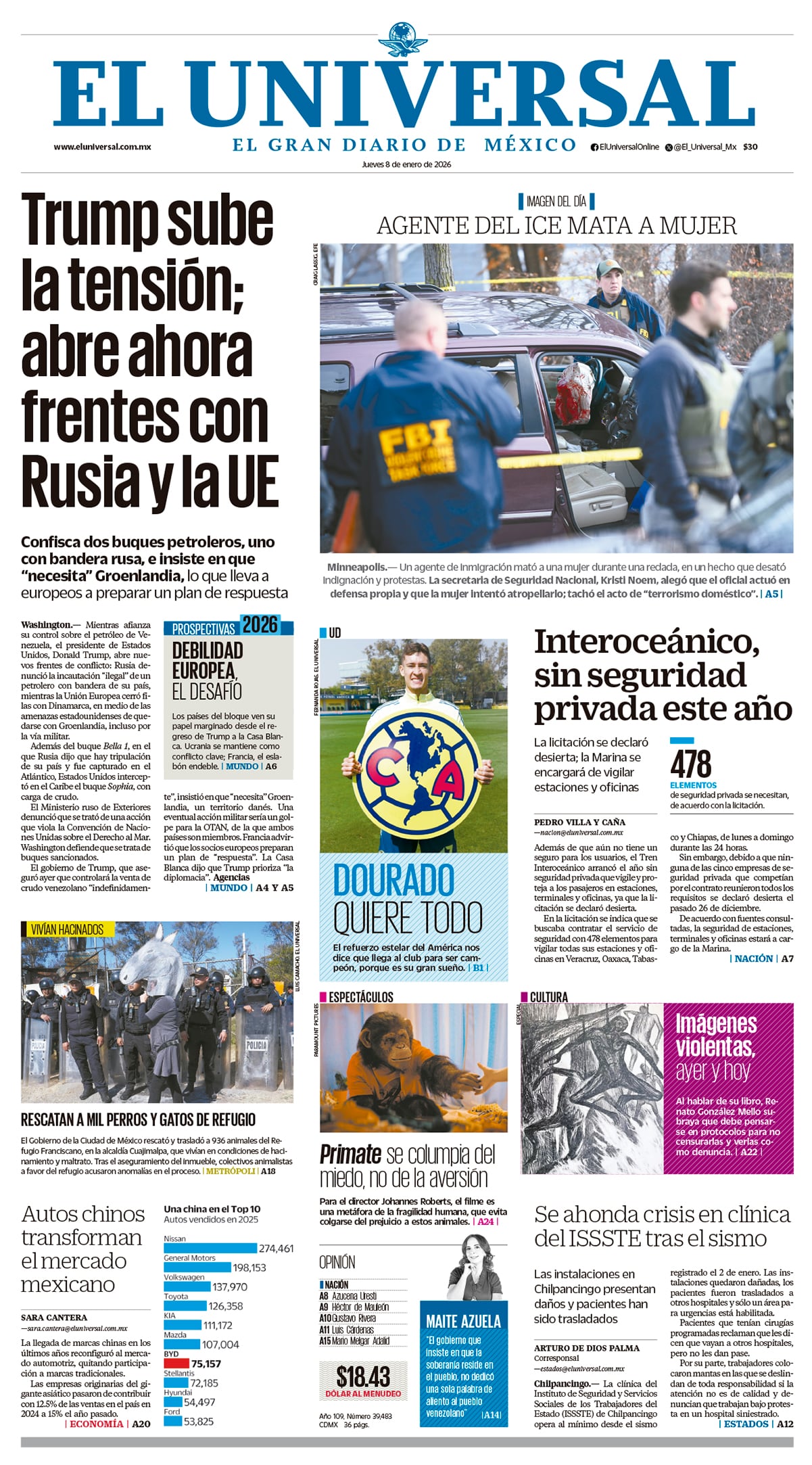 Portada impresa