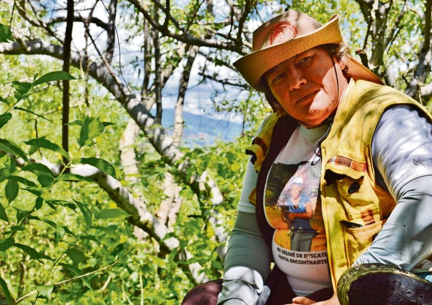 Evangelina Contreras Ceja busca a su hija Tania, desaparecida en 2012. Foto: Laura Jiménez