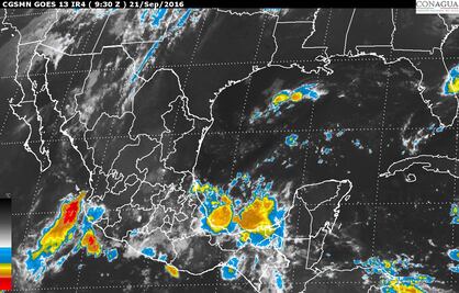 Pronostican lluvias en la mayor parte del país