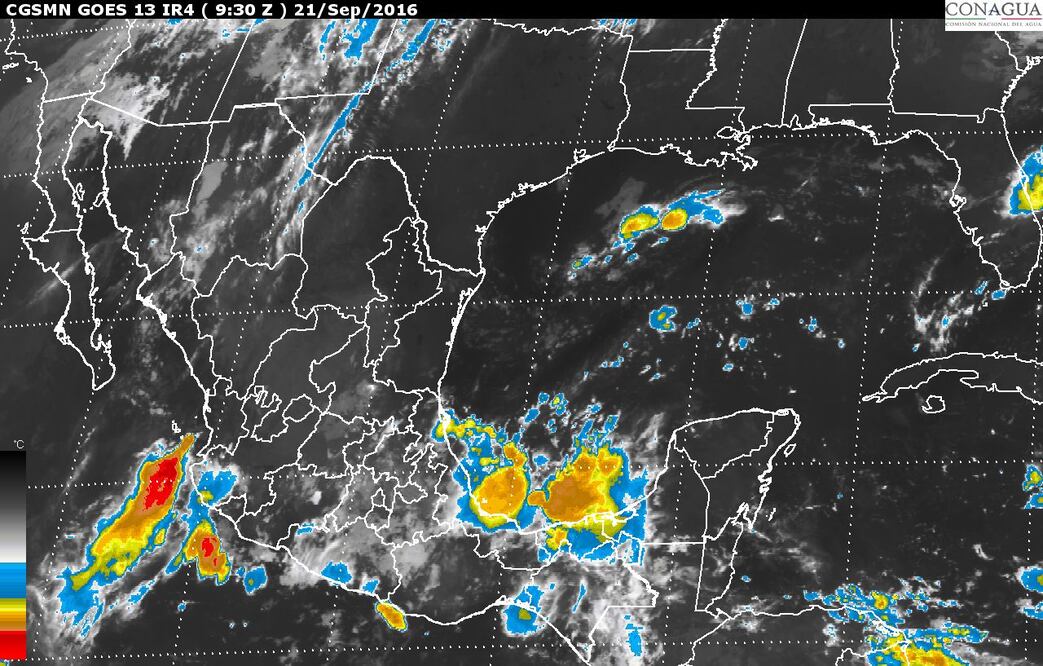 Temperaturas calurosas a muy calurosas durante el día, nieblas matutinas y viento del suroeste de 25 a 40 kilómetros por hora y rachas de hasta 60 kilómetros por hora (Conagua)