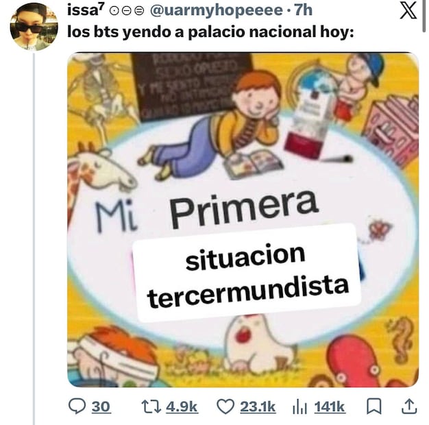 Los mejores memes que dejó BTS en el Palacio Nacional. Foto: Redes Sociales
