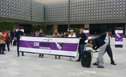 Diputada de Morena hace ayuno por recorte presupuestal 