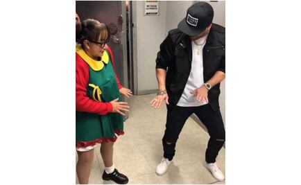 "La Chilindrina" se mueve al ritmo de reggaetón