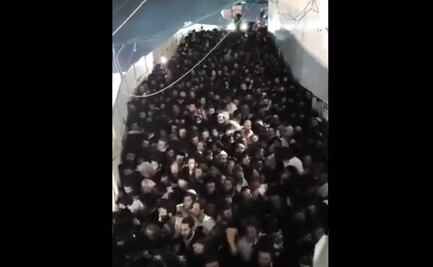 Captan en video estampida durante peregrinación en Israel; hay al menos 38 muertos