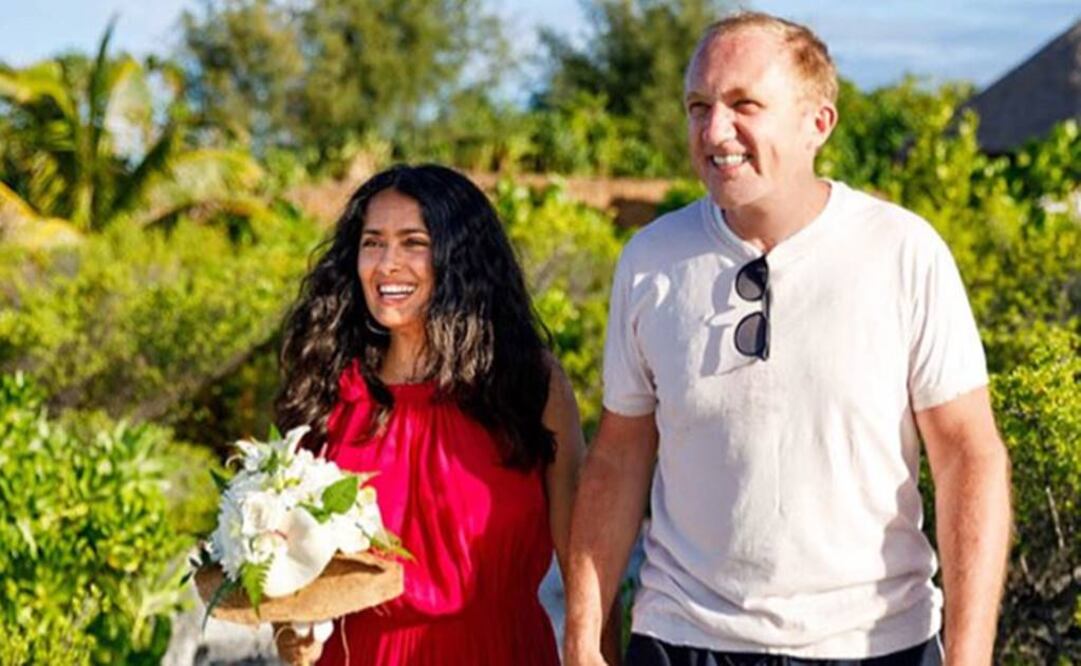 Salma Hayek y François-Henri Pinault FOTO: Instagram