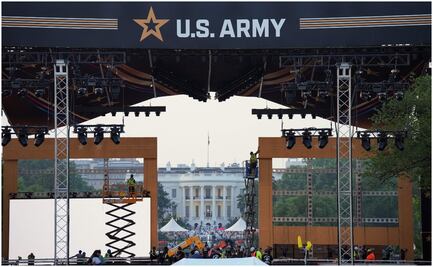 Trump blinda Washington para desfile militar en el día de su cumpleaños; lluvias y manifestaciones podrían afectar el espectáculo