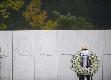 En Nueva York recuerdan a víctimas de los atentados del 11 de septiembre; conmemoran 23 aniversario