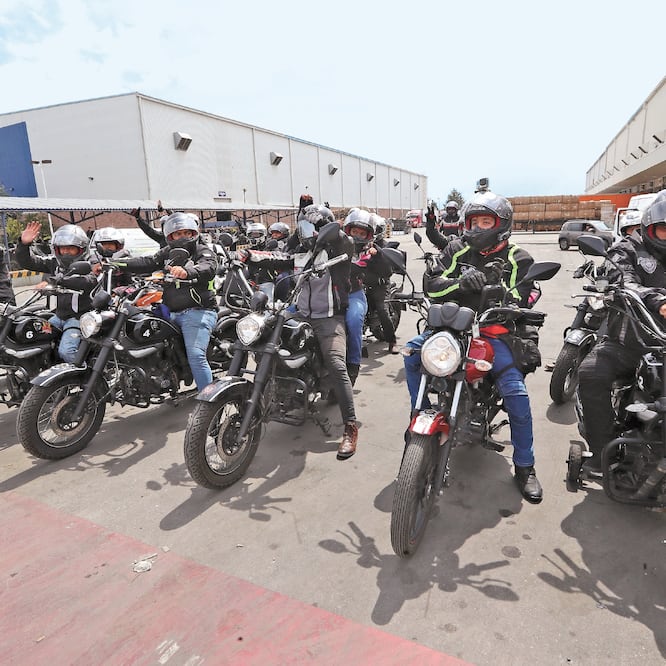 Personas con diversas capacidades recorrieron gran parte del país a bordo de las Chopper TC 200 en una rodada de inclusión, gracias a Italika y a la Fundación México Incluye; en esta ruta se brindó a los participantes un medio de transporte.JORGE ALVARADO