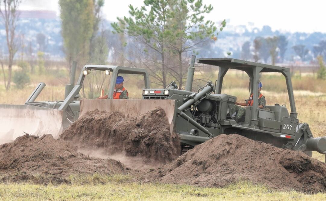 The Felipe Ángeles International Airport is currently under construction - Photo: File photo/EL UNIVERSAL