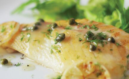 #RECETA róbalo en crema de manzana