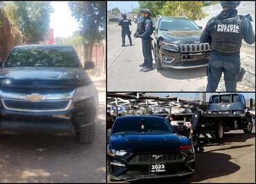 Recuperan en Sinaloa camioneta robada en Estados Unidos; suman 6 vehículos localizados
