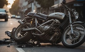 ¡Se desvivió! Adulto muere al impactar su motocicleta con un coche, no portaba equipo de seguridad