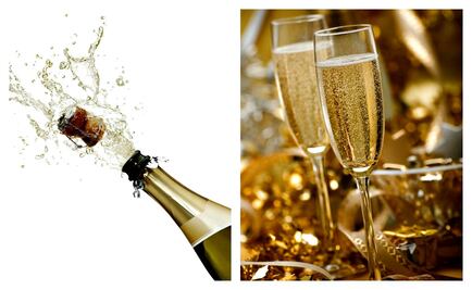 Celebra el año nuevo con espuma