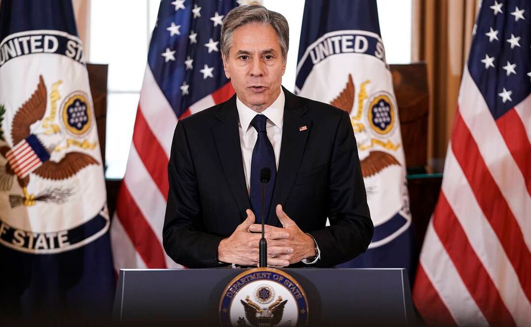 Además, acusó a China de ser "el mayor desafío a largo plazo" porque ha desplegado su "poderío económico, diplomático, militar y tecnológico" para alterar el orden internacional y hacer "un mundo más autoritario". Foto: AP