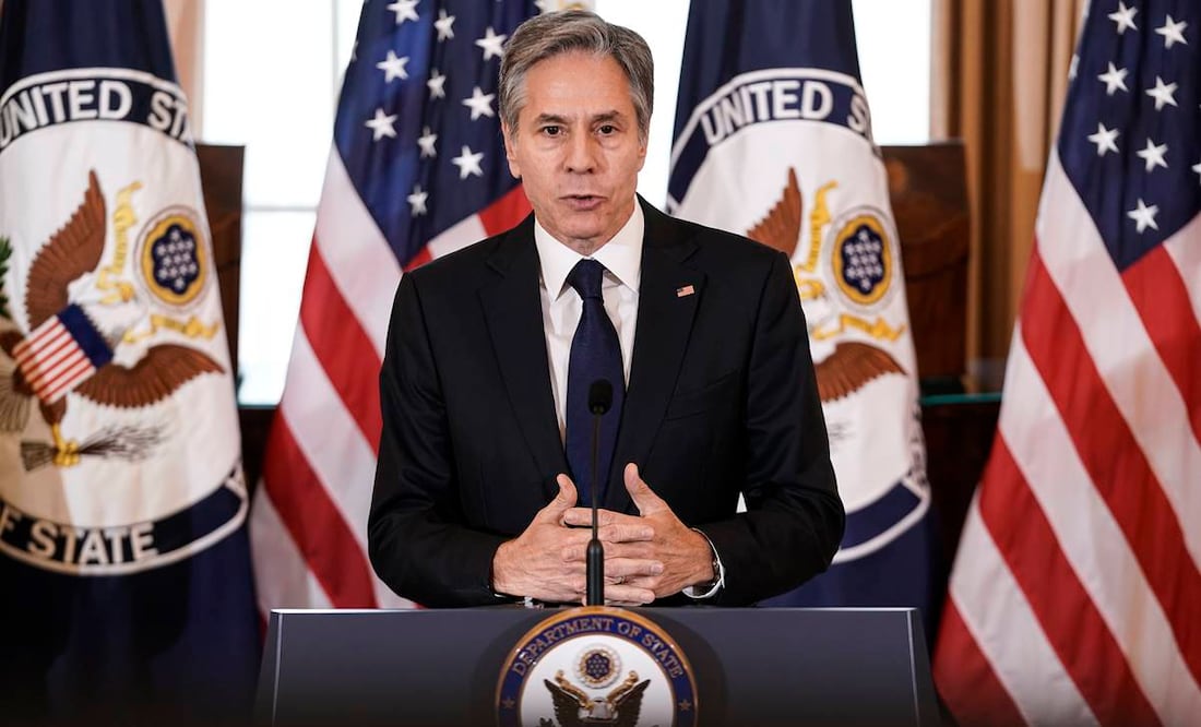 Además, acusó a China de ser "el mayor desafío a largo plazo" porque ha desplegado su "poderío económico, diplomático, militar y tecnológico" para alterar el orden internacional y hacer "un mundo más autoritario". Foto: AP