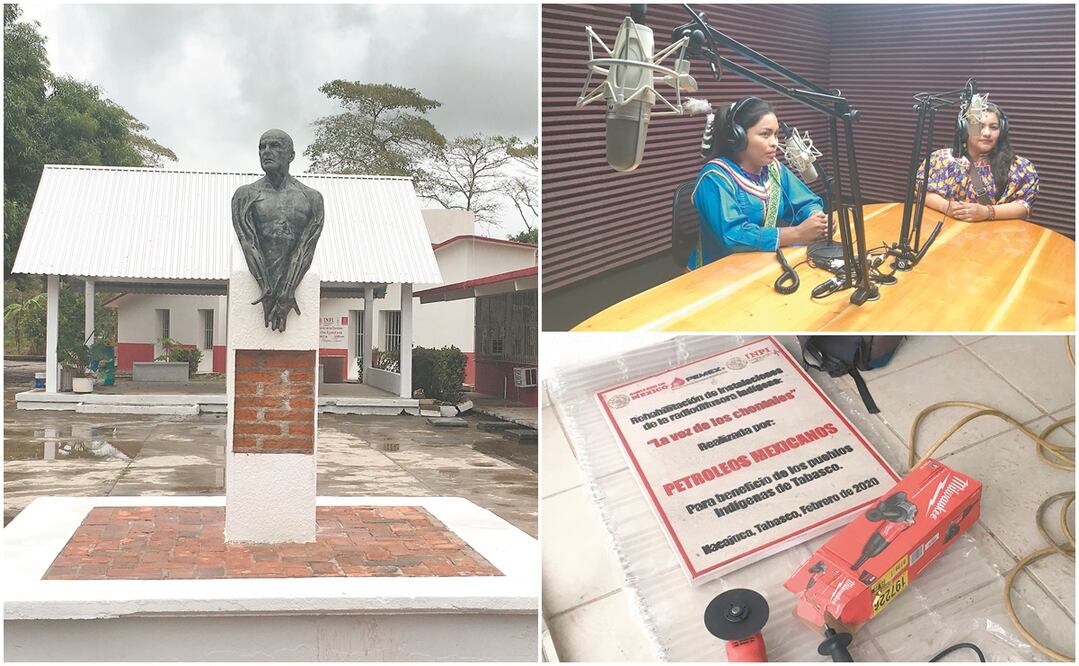 Contenidos culturales e informativos se transmitirán en lenguas chol, yokot’an, ayapa neco, náhuatl, así como en español. Fotos: PEDRO VILLA Y CAÑA. EL UNIVERSAL
