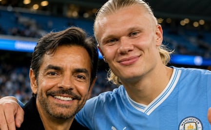 La IA llevó a Eugenio Derbez y Erling Haaland a los tacos, a la cancha de futbol y hasta al altar con Victoria Ruffo