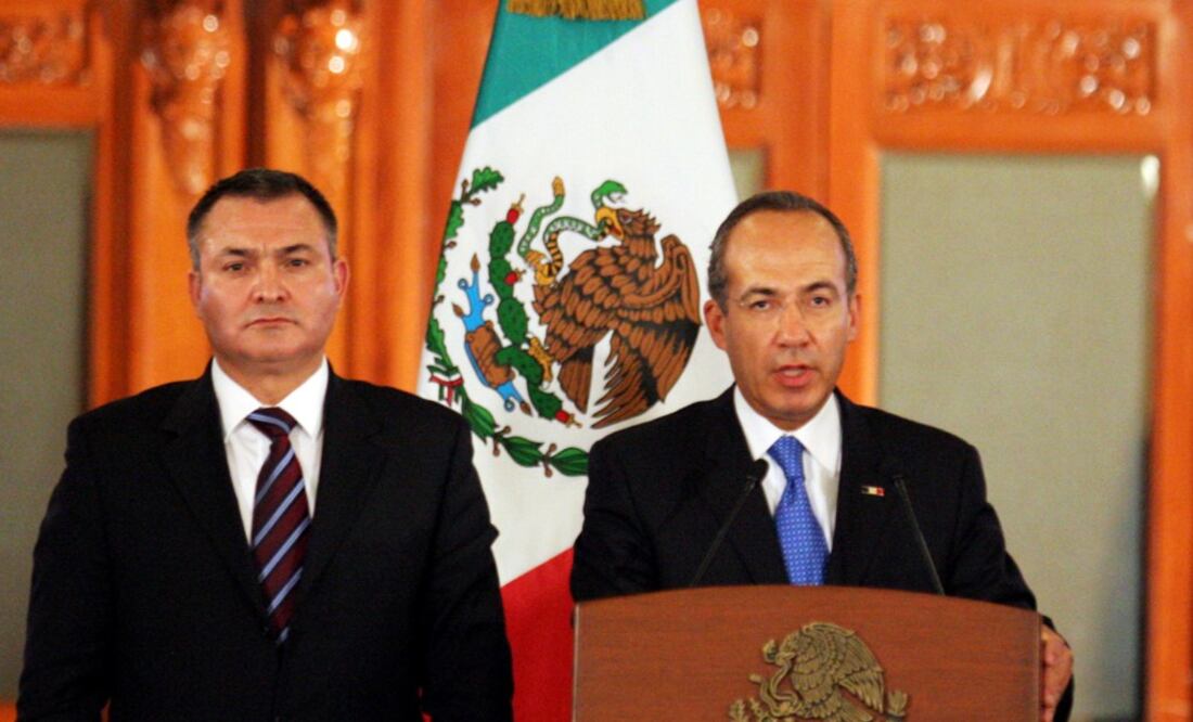 Calderón has been questioned after Genaro García Luna was arrested in the U.S. - Photo: Ramón Romero/EL UNIVERSAL