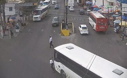 Video: Atropellan a policía mientras realizaba labores de vialidad en Toluca 