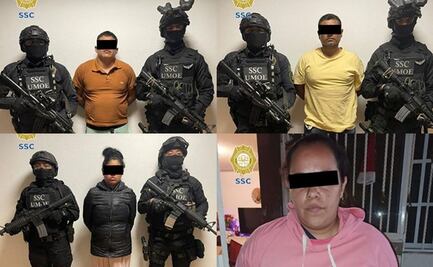Desmantelan célula criminal dedicada al robo y venta de droga en Iztapalapa