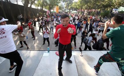 ¿Cuáles son los golpes básicos en box para practicar en la clase masiva del Zócalo?